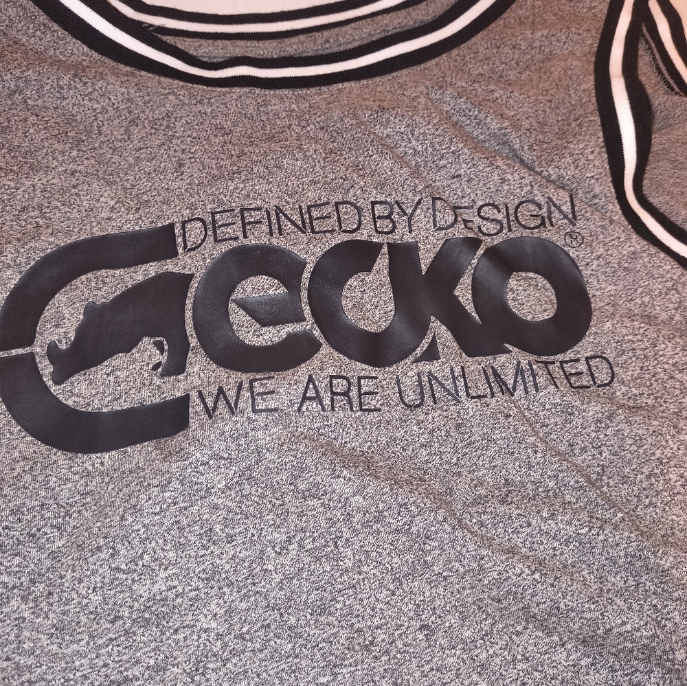 Ecko Unlimited Heather Gray Logo Tee